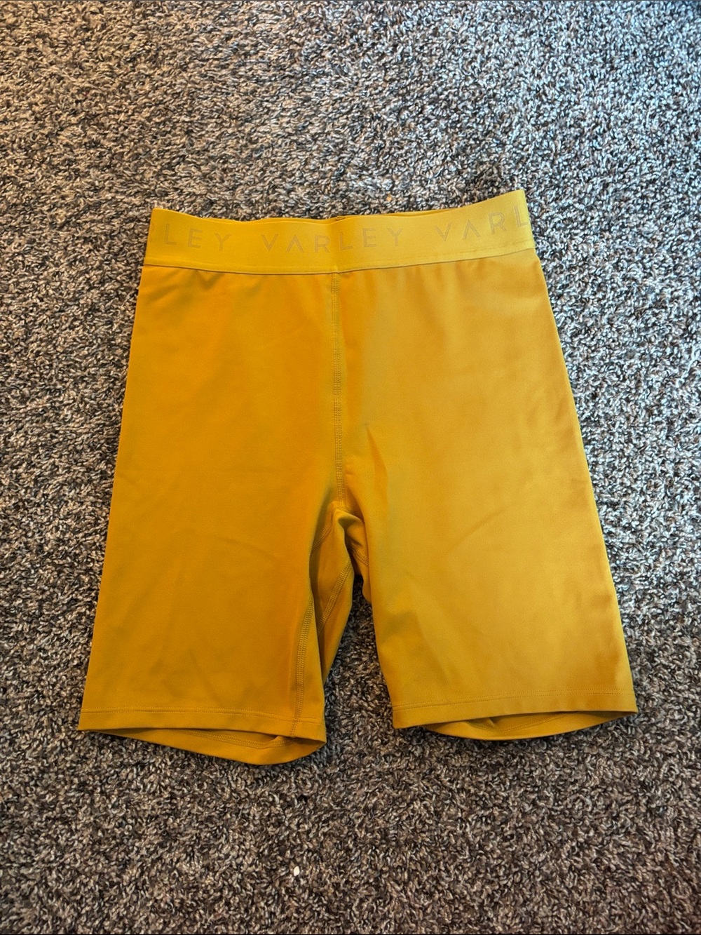 Varley Women’s Mustard Performance Bike Shorts